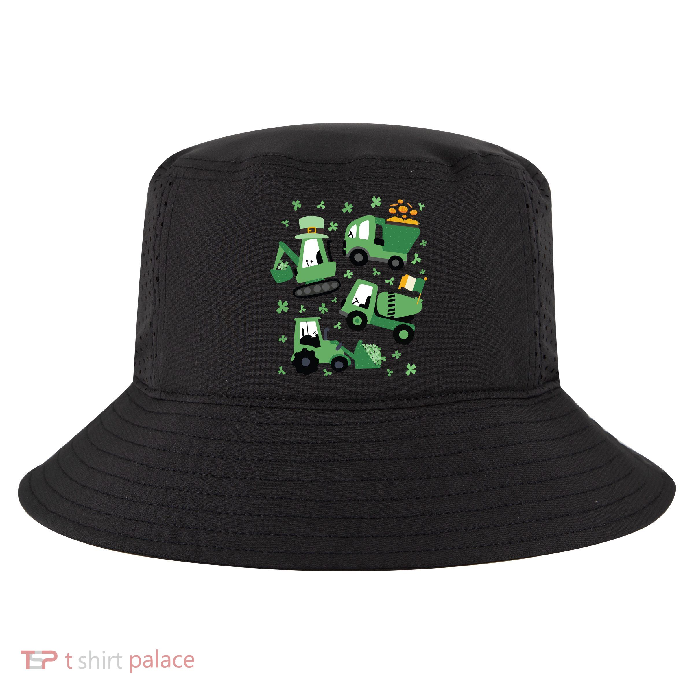 St Patrick's Day Construction Cool Comfort Performance Bucket Hat