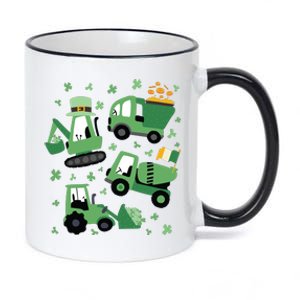 St Patrick's Day Construction 11oz Black Color Changing Mug