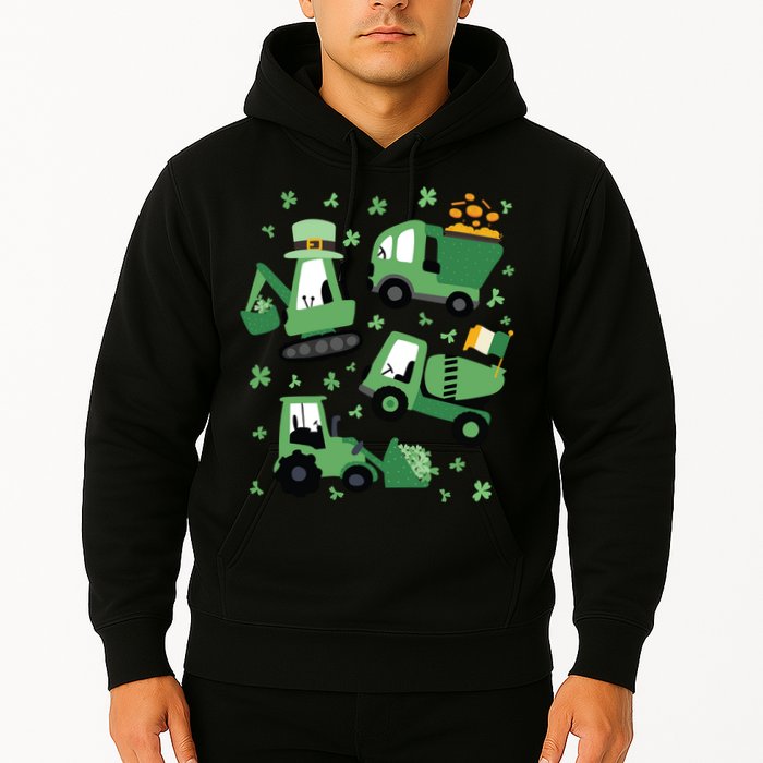 St Patrick's Day Construction Hoodie