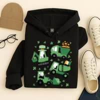 St Patrick's Day Construction Hoodie