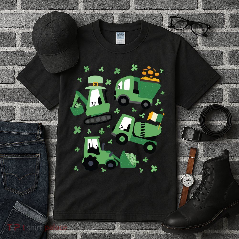 St Patrick's Day Construction Tall T-Shirt