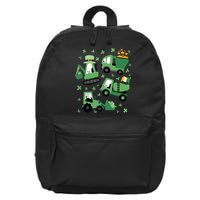 St Patrick's Day Construction 16 in Basic Backpack
