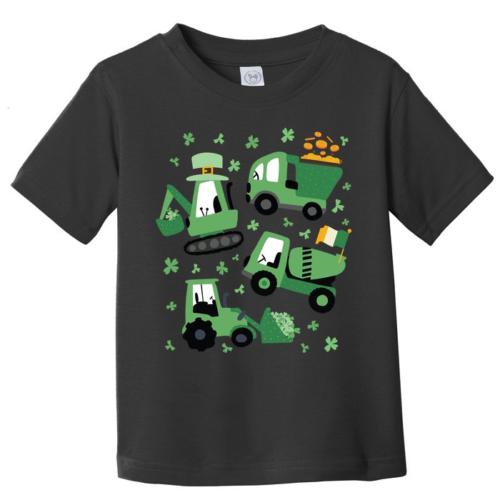 St Patrick's Day Construction Toddler T-Shirt