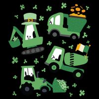 St Patrick's Day Construction Visor