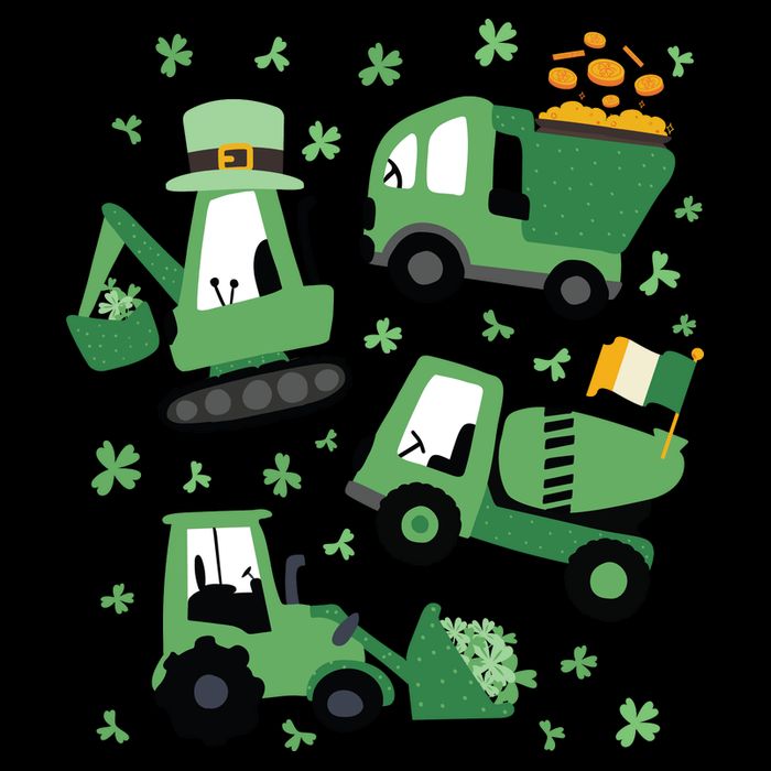 St Patrick's Day Construction Wool Snapback Cap