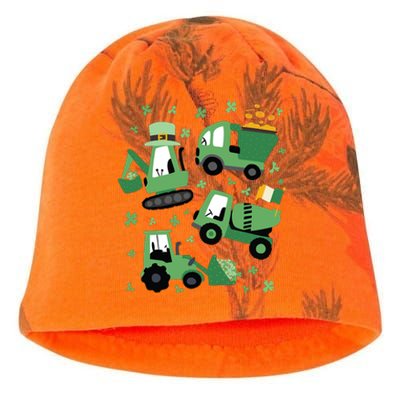 St Patrick's Day Construction Kati - Camo Knit Beanie