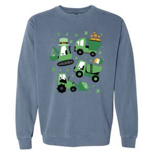 St Patrick's Day Construction Garment-Dyed Sweatshirt