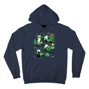 St Patrick's Day Construction Hoodie