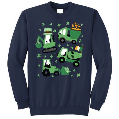 St Patrick's Day Construction Sweatshirt