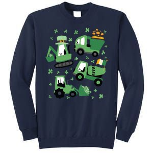 St Patrick's Day Construction Tall Sweatshirt