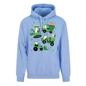 St Patrick's Day Construction Unisex Surf Hoodie