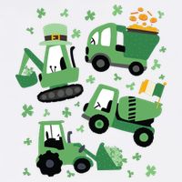 St Patrick's Day Construction Garment-Dyed Sweatshirt
