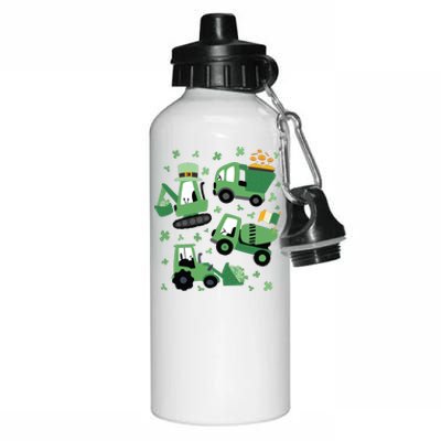 St Patrick's Day Construction Aluminum Water Bottle 