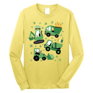 St Patrick's Day Construction Long Sleeve Shirt