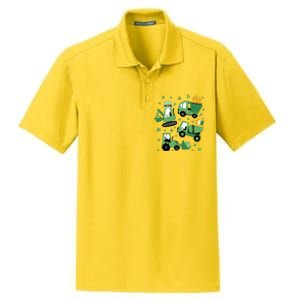 St Patrick's Day Construction Dry Zone Grid Polo