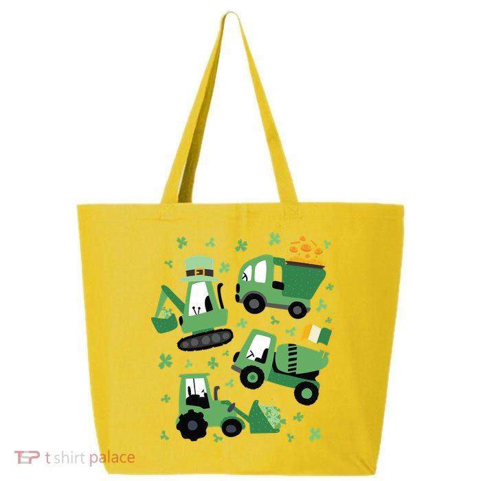 St Patrick's Day Construction 25L Jumbo Tote