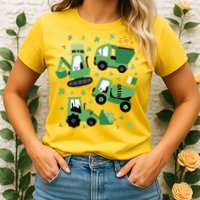 St Patrick's Day Construction Womens T-Shirt
