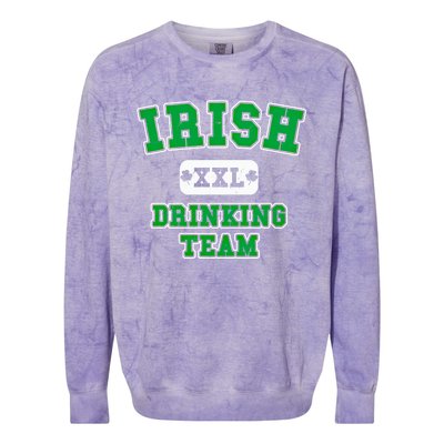 Saint Patricks Day Irish Ing Team Cool Gift Colorblast Crewneck Sweatshirt