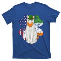 St Patricks Day Irish American Flag Khao Ee Cat Gift T-Shirt