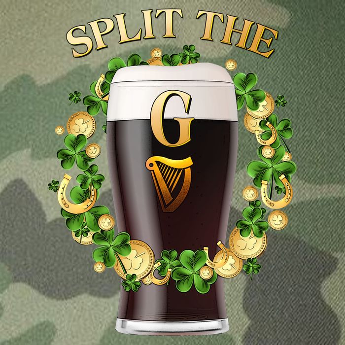 St Patricks Day Split the G Beer Lover Legacy Tie Dye Trucker Hat
