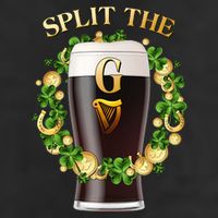 St Patricks Day Split the G Beer Lover 7 Panel Mesh Trucker Snapback Hat