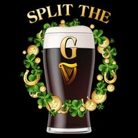 St Patricks Day Split the G Beer Lover USA-Made Doggie Bandana