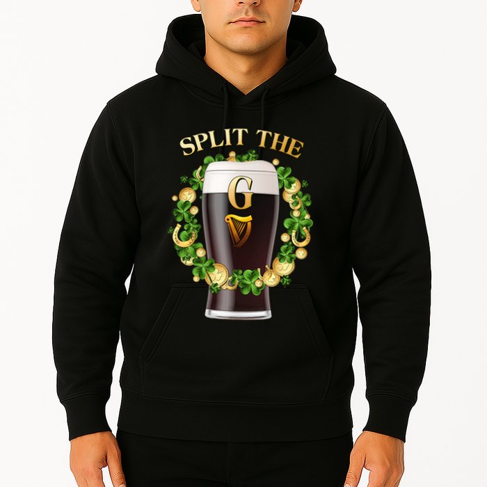 St Patricks Day Split the G Beer Lover Hoodie