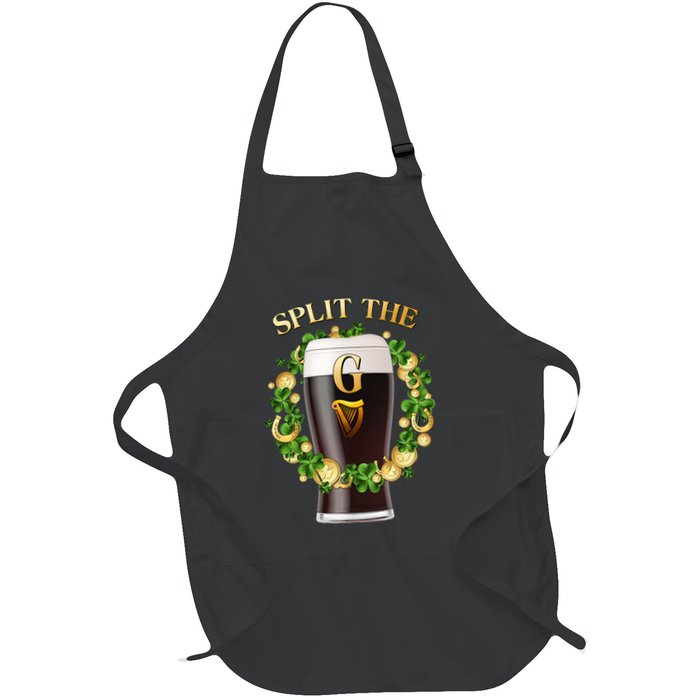 St Patricks Day Split the G Beer Lover Apron