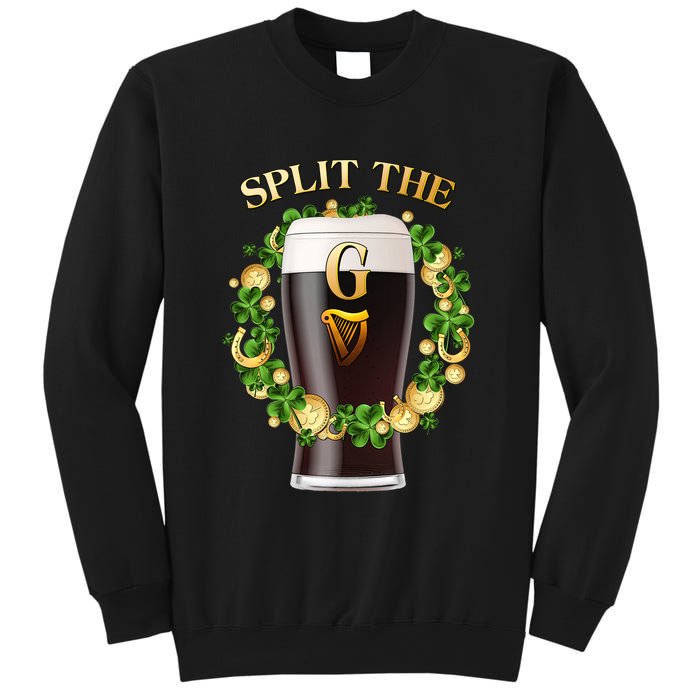 St Patricks Day Split the G Beer Lover Sweatshirt