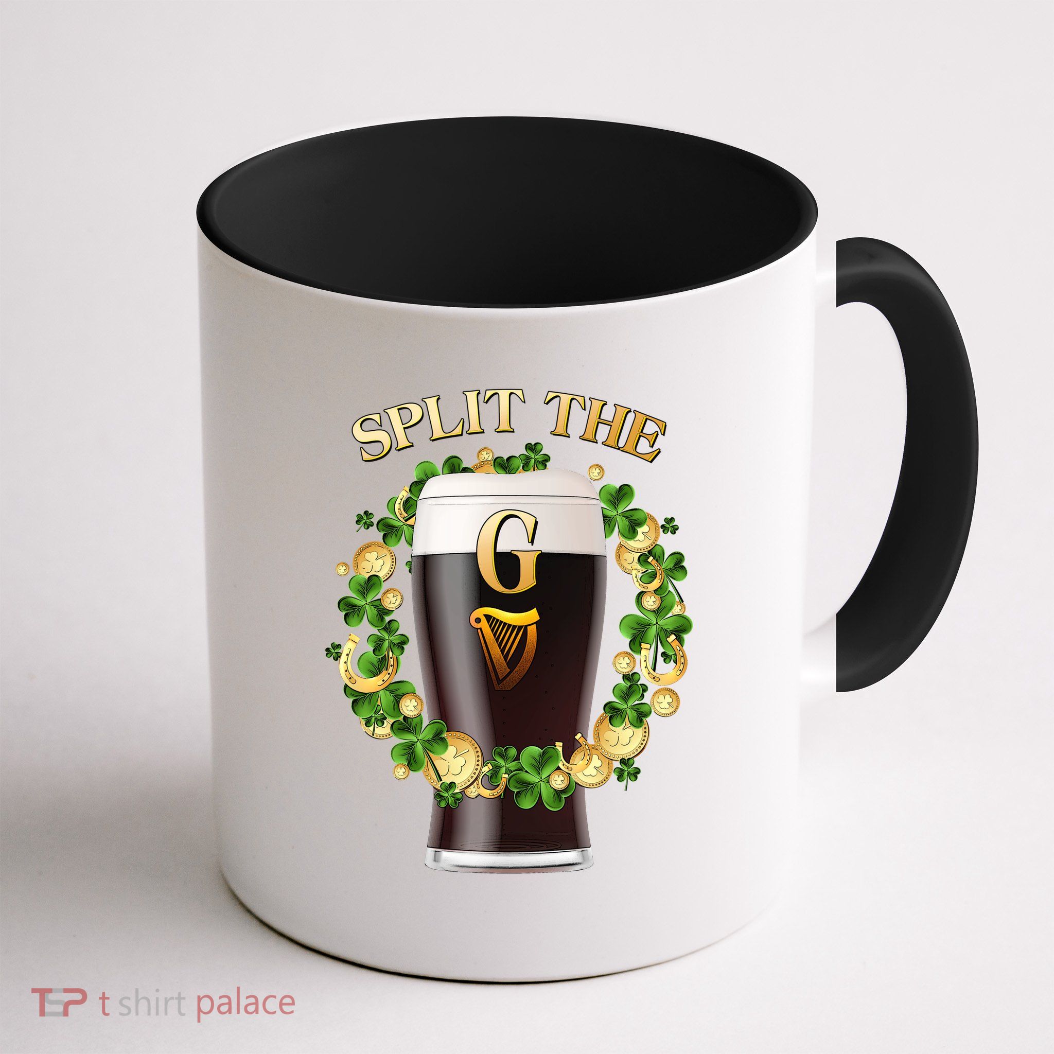 St Patricks Day Split the G Beer Lover Mug