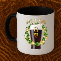 St Patricks Day Split the G Beer Lover Mug