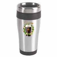 St Patricks Day Split the G Beer Lover 16oz Travel Tumbler