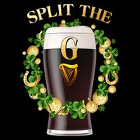 St Patricks Day Split the G Beer Lover 16oz Travel Tumbler