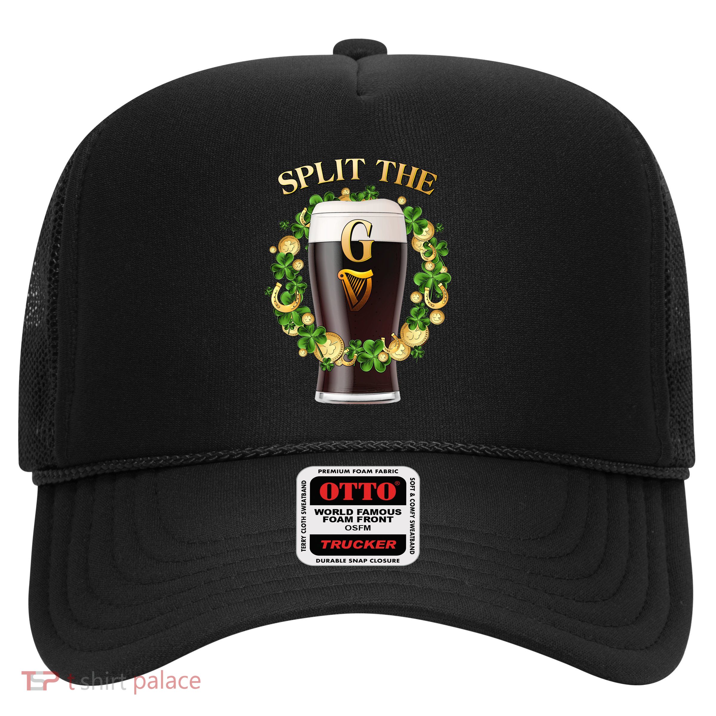 St Patricks Day Split the G Beer Lover Trucker Hat