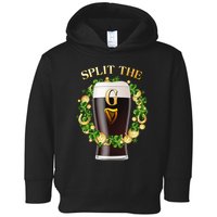 St Patricks Day Split the G Beer Lover Toddler Hoodie