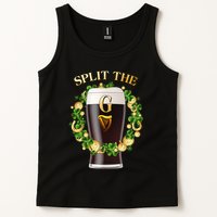 St Patricks Day Split the G Beer Lover Tank Top