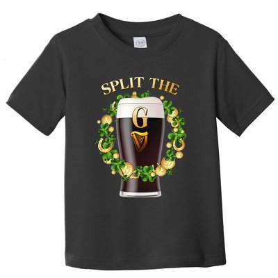 St Patricks Day Split the G Beer Lover Toddler T-Shirt
