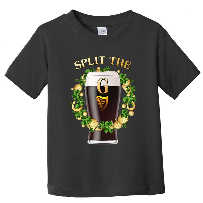 St Patricks Day Split the G Beer Lover Toddler T-Shirt