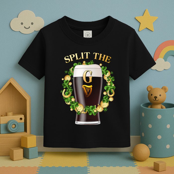St Patricks Day Split the G Beer Lover Toddler T-Shirt