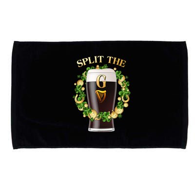 St Patricks Day Split the G Beer Lover Microfiber Hand Towel