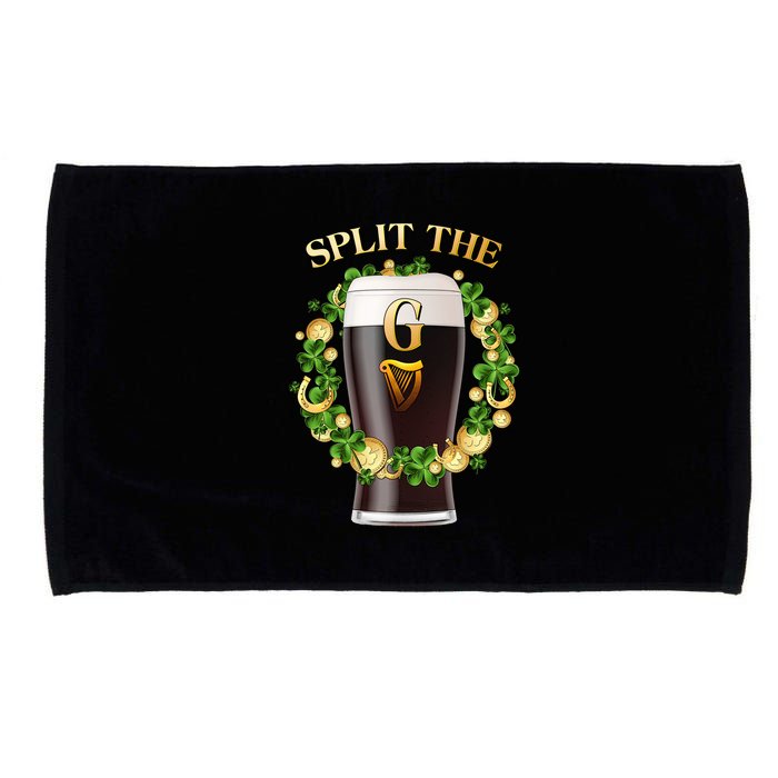 St Patricks Day Split the G Beer Lover Microfiber Hand Towel