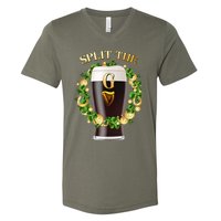 St Patricks Day Split the G Beer Lover V-Neck T-Shirt