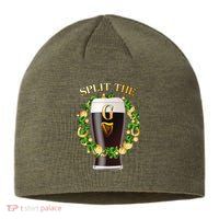 St Patricks Day Split the G Beer Lover Sustainable Beanie