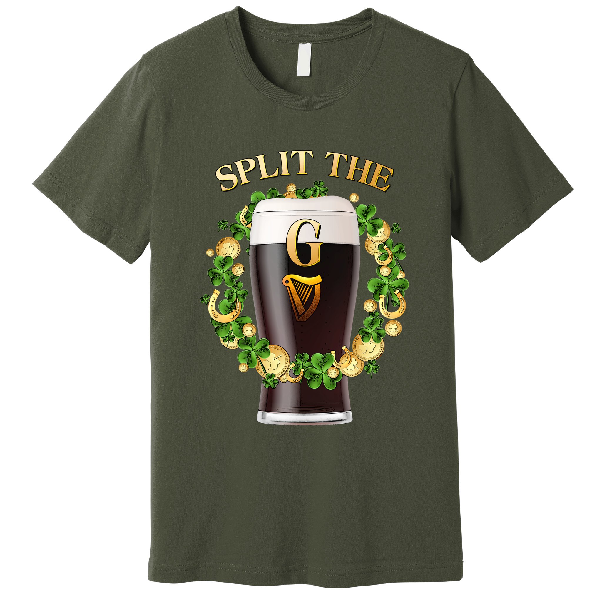 St Patricks Day Split the G Beer Lover Premium T-Shirt