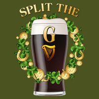 St Patricks Day Split the G Beer Lover Sustainable Knit Beanie