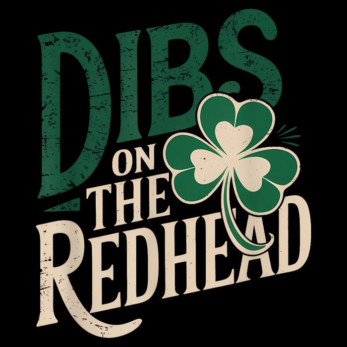St Patricks Day Irish Shamrock Dibs On The Redhead 16 in Basic Backpack