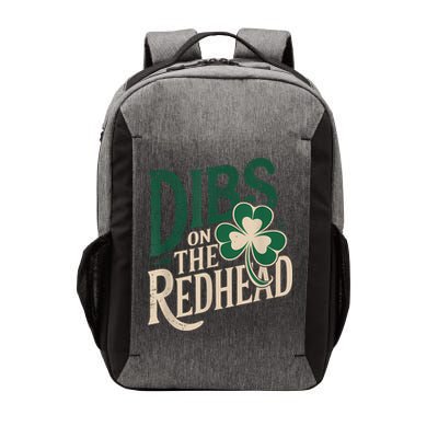 St Patricks Day Irish Shamrock Dibs On The Redhead Vector Backpack