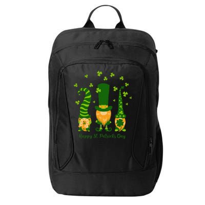 Saint Patrick's Day,3 Gnomes Bring Luck Clover, Horseshoe City Backpack