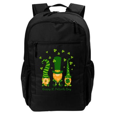 Saint Patrick's Day,3 Gnomes Bring Luck Clover, Horseshoe Daily Commute Backpack