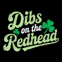 St Patricks Day Dibs On The Redhead Irish Flat Bill Trucker Hat